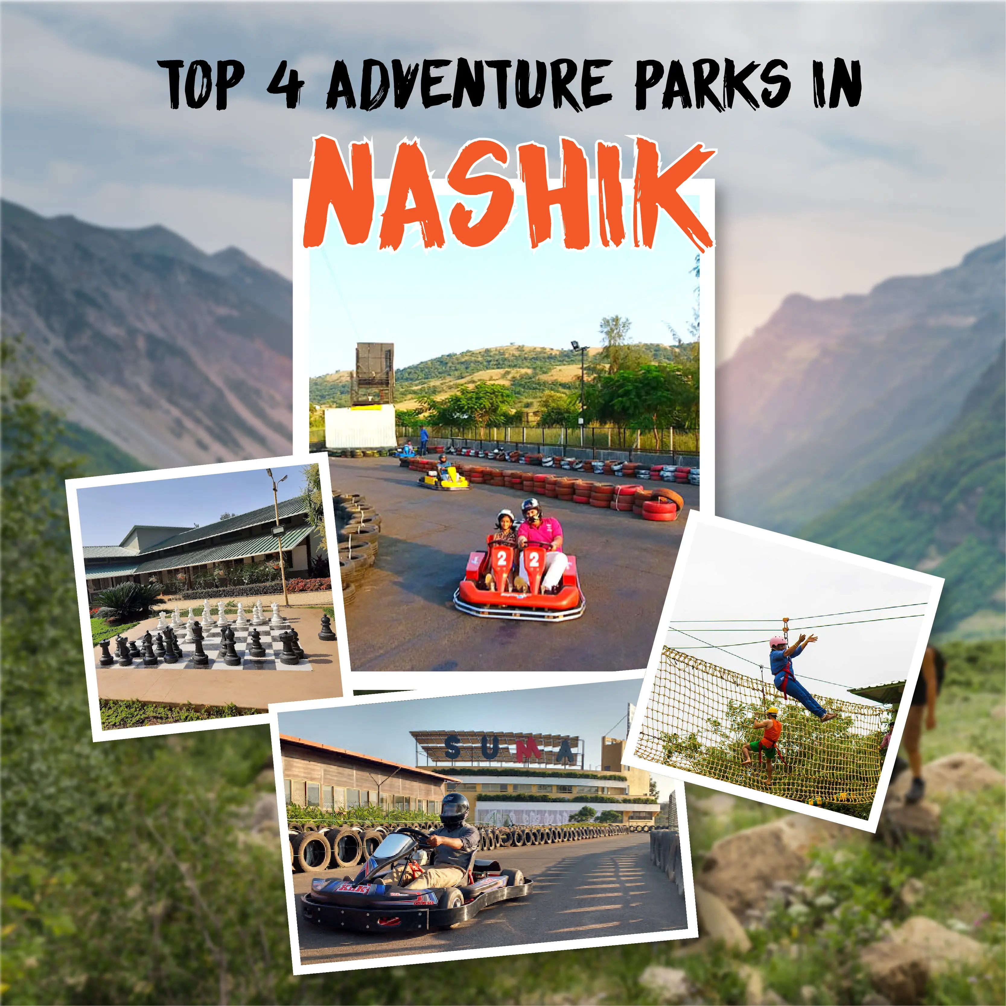 Top 4 Adventure Parks in Nashik